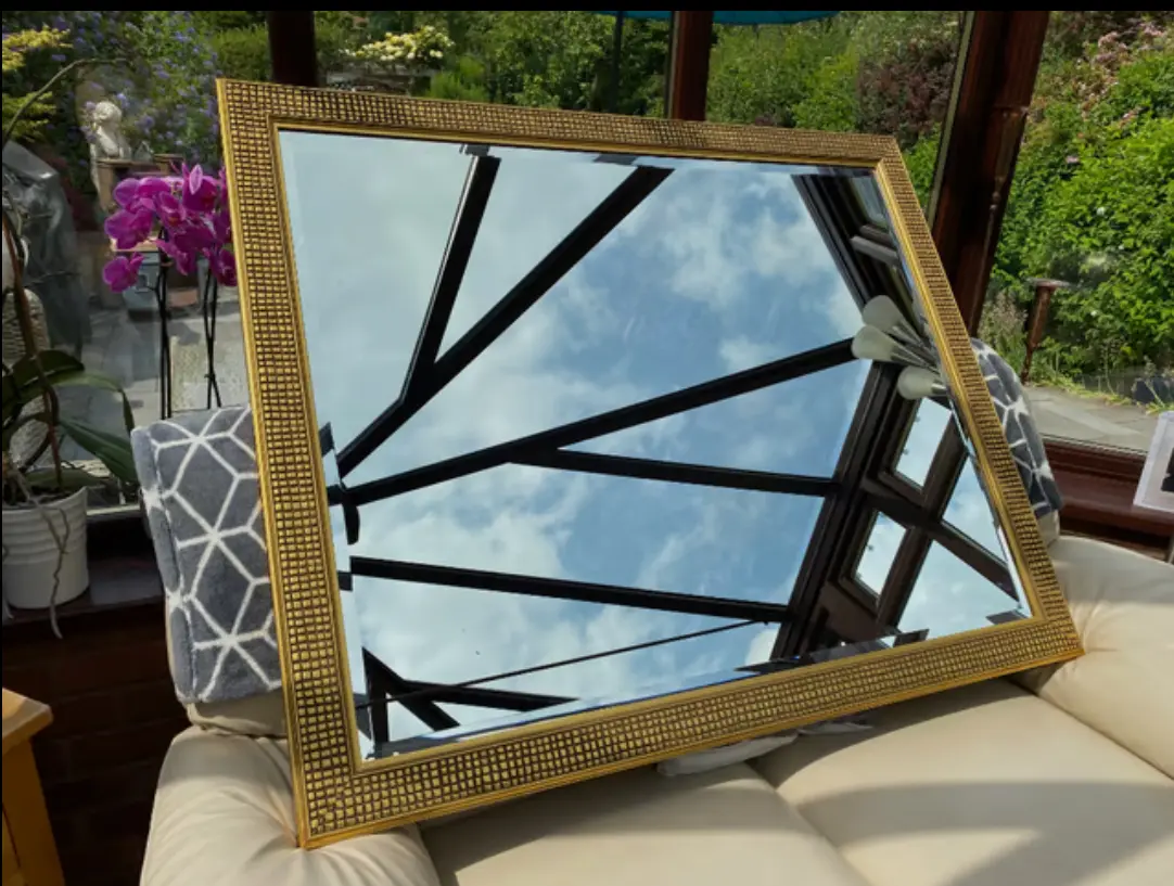 Mirror large quality gilt framed