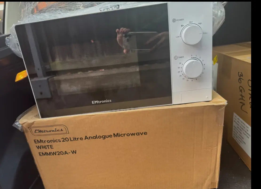 Brand new microwave