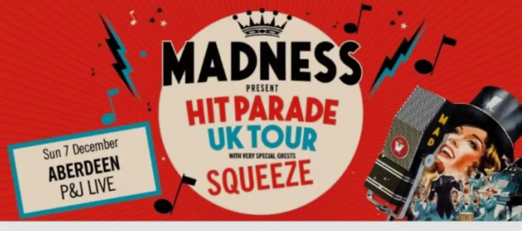 Madness at P&J live tickets