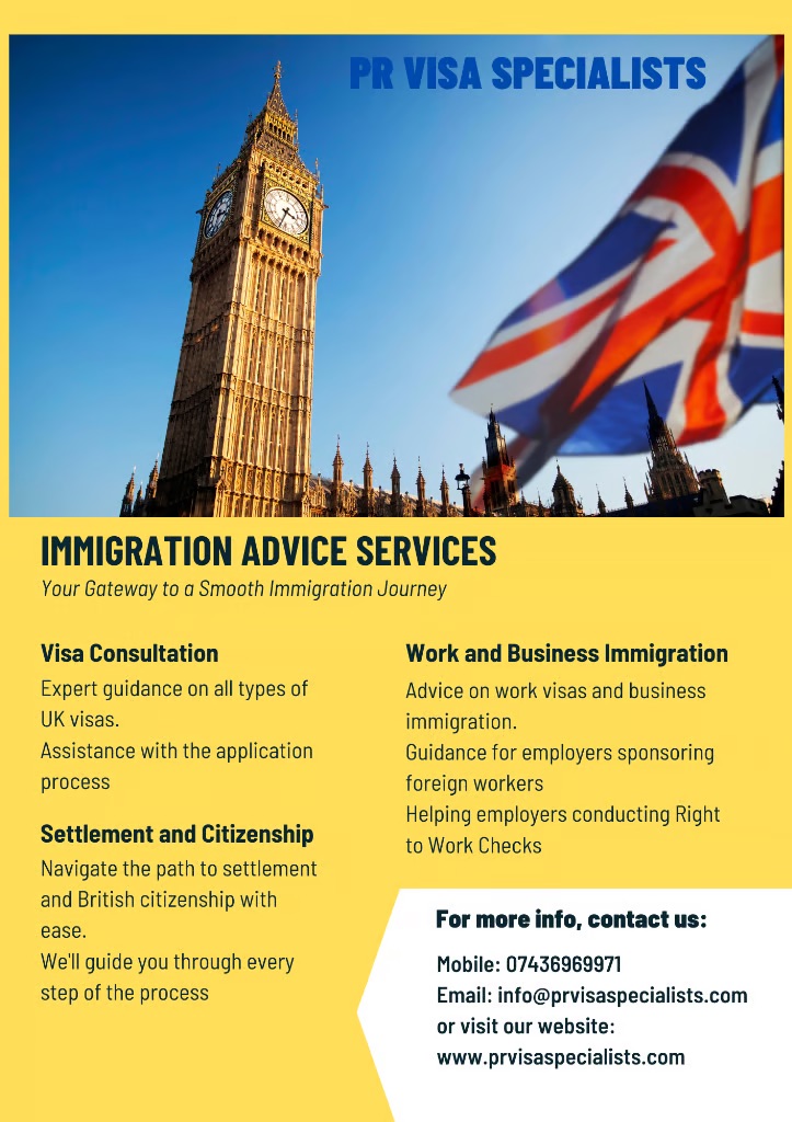 Visa Work Permit Immigration Advice Benefits